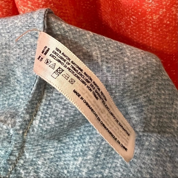 Anthropologie x Carla Weeks Setting Sun Maxi Dress Sunset Tiered Strappy Size M - Picture 13 of 15